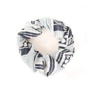 Tommy Hilfiger dámský světle modrý šátek se vzorem - OS (901)